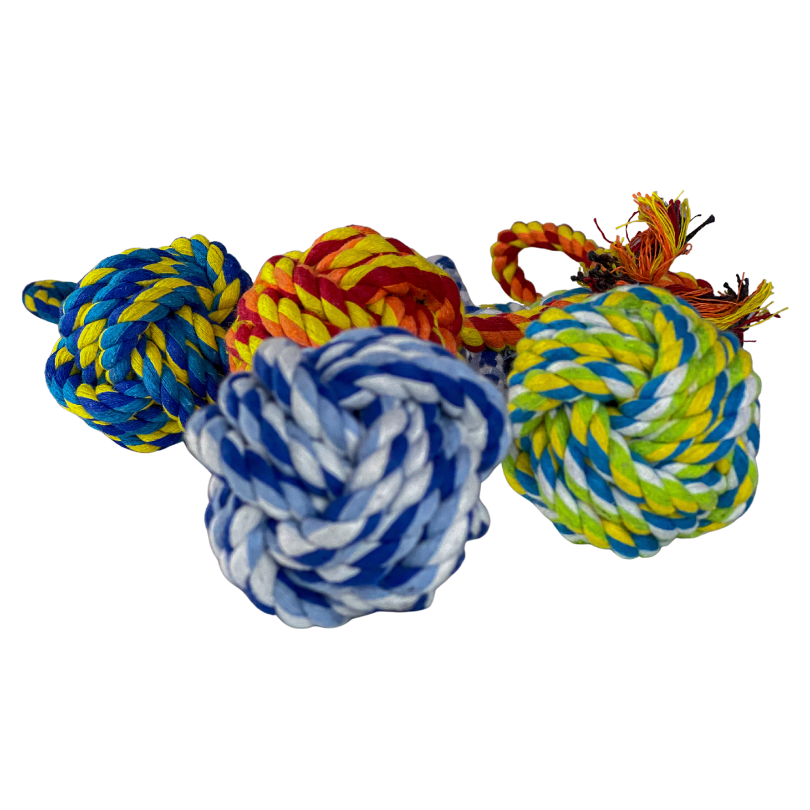 Dog Toy - Rope Chew Toy with Handle