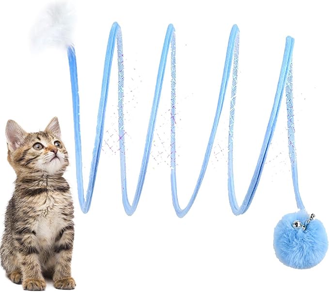 Spiral Tunnel Toy for Cats - Cat Spring