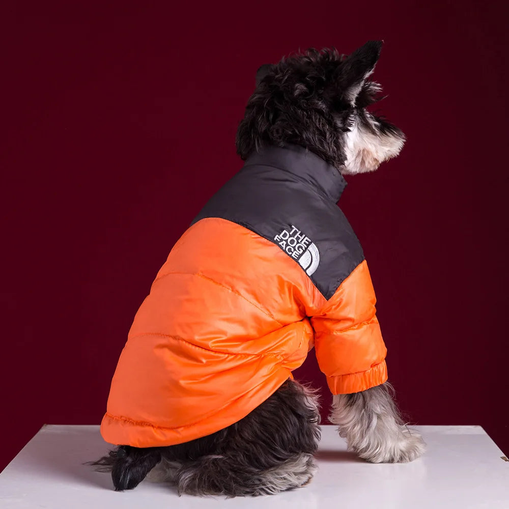 Pet Outlet - Winter Clothes for Dogs - The Dog Fans Jacket - Orange