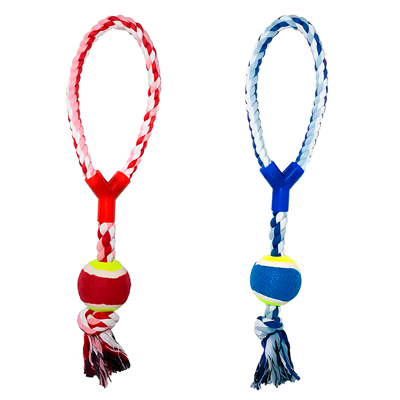 Interactive Toy for Dogs - Rope Ball