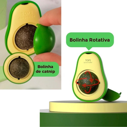 Interactive Avocado and Catnip Toy for Cats