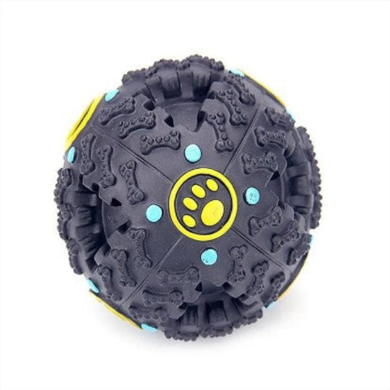 Dog Treat Ball with Sound - Dispenser Toy